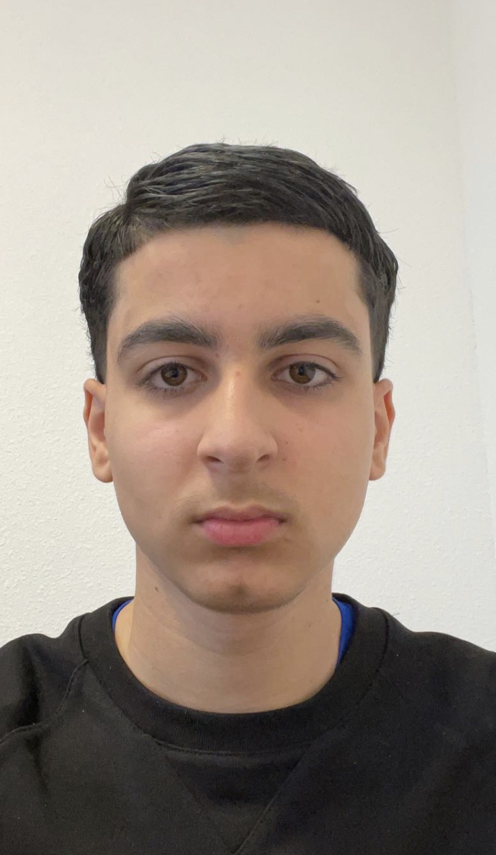 Person working at a cafe